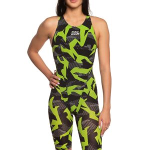 Mad Wave Bodyshell Openback X7 Kneesuit - Green