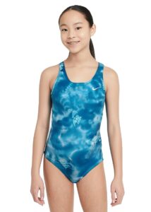 Nike Girls Fastback One Piece Swimsuit - Blue