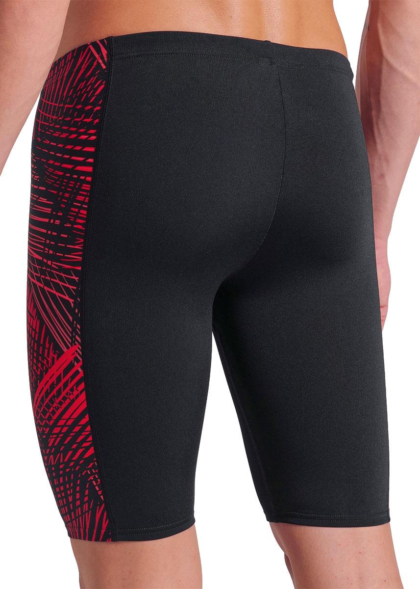 Arena Team Energy Swim Jammers - Black / Team Red-brand