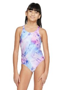 Nike Girls Fastback One Piece Swimsuit - Rainbow
