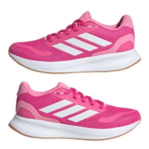 Adidas Junior Runfalcon 5 Trainers - Magenta / Cloud White / Bliss Pink