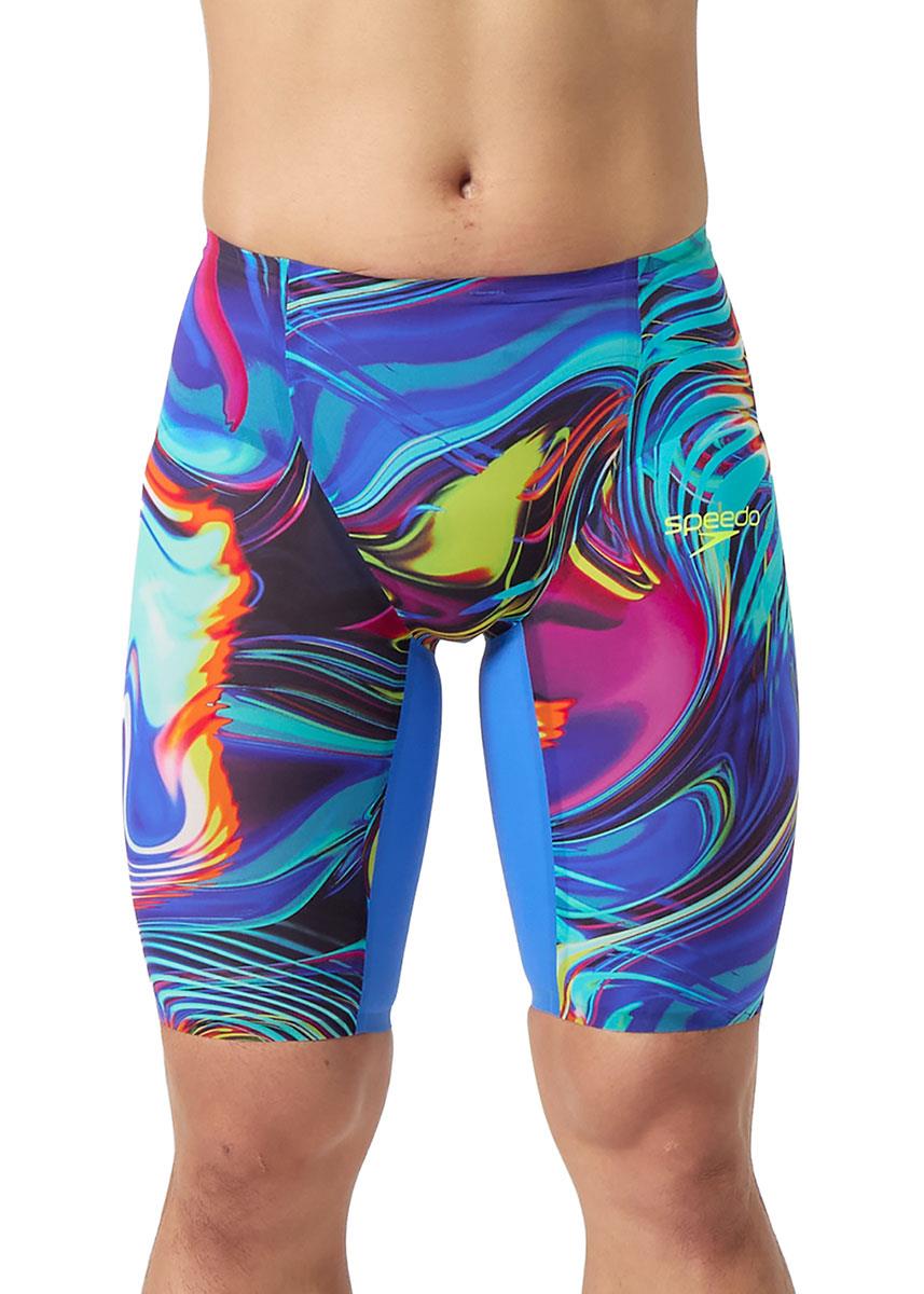 Speedo Fastskin LZR Pure Valor 2.0 High Waisted Jammer - Molten Blur/Cobalt Pop-627432