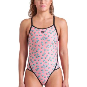 Arena Dices Super Fly Back Swimsuit - Pink / Multi / Black