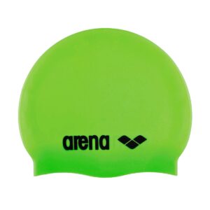 Arena Classic Silicone Junior Cap - Acid Lime-0