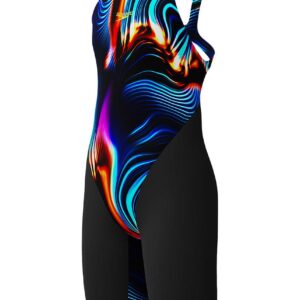 Speedo Junior Fastskin Endurance+ Max Openback Kneeskin - Lava Blur