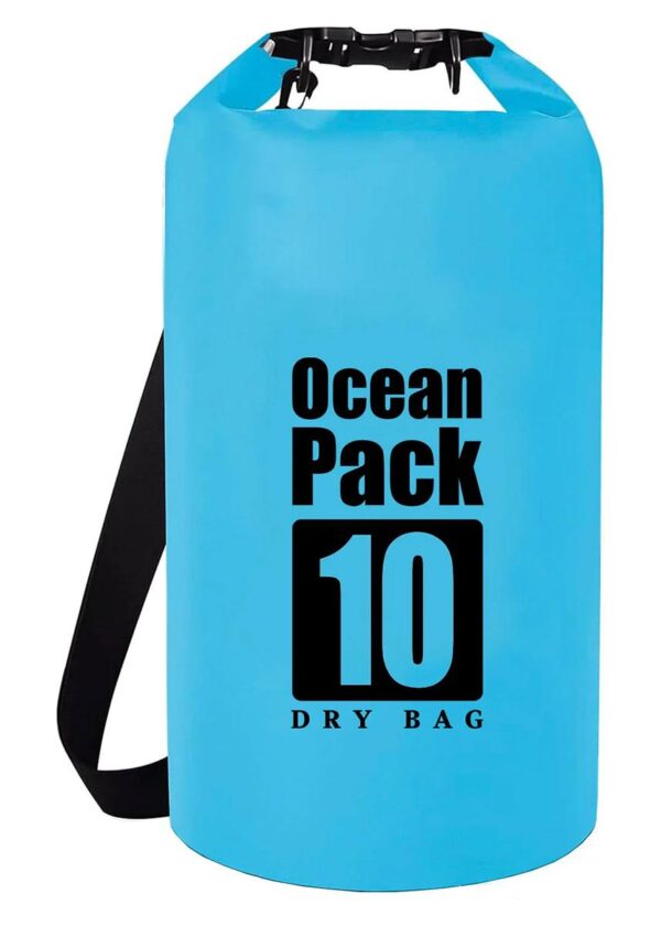 Ocean Pack 10 Litre Dry Bag - Light Blue