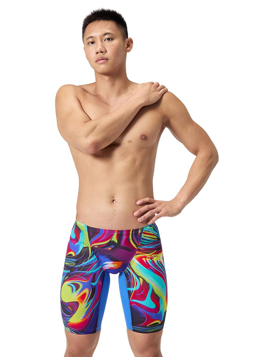 Speedo Fastskin LZR Pure Valor 2.0 Jammer - Molten Blur / Cobalt Pop-626668