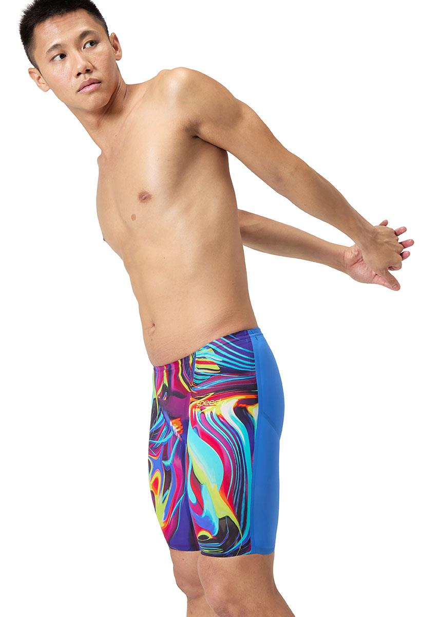 Speedo Fastskin LZR Pure Valor 2.0 Jammer - Molten Blur / Cobalt Pop-626669