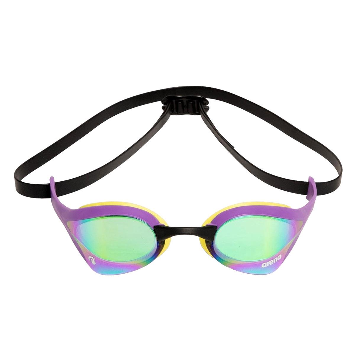 Arena Cobra Ultra Swipe Mirror Goggles - Emerald / Plum / Lime-627031