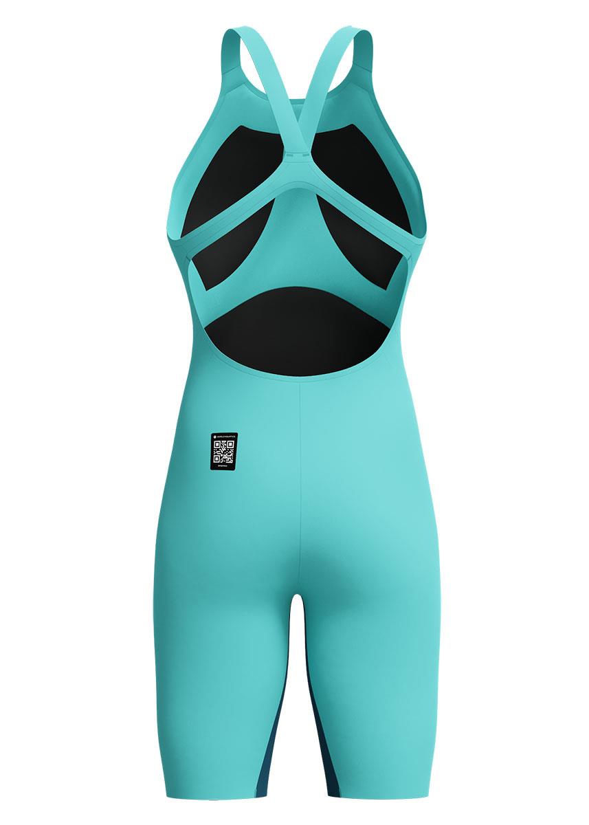 Speedo Fastskin LZR Pure Valor 2.0 Openback Kneeskin - Arctic Glass / Mainline-626545