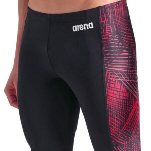 Arena Team Energy Swim Jammers - Black / Team Red