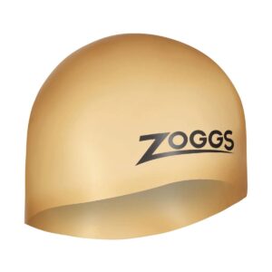 Zoggs Easy-Fit Silicone Swim Cap - Gold-0