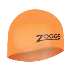 Zoggs Easy-Fit Silicone Swim Cap - Orange