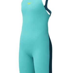 Speedo Junior Fastskin Endurance+ Max Openback Kneeskin - Arctic Glass