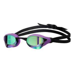 Arena Cobra Core Swipe Mirrored Goggles - Emerald / Plum / Black