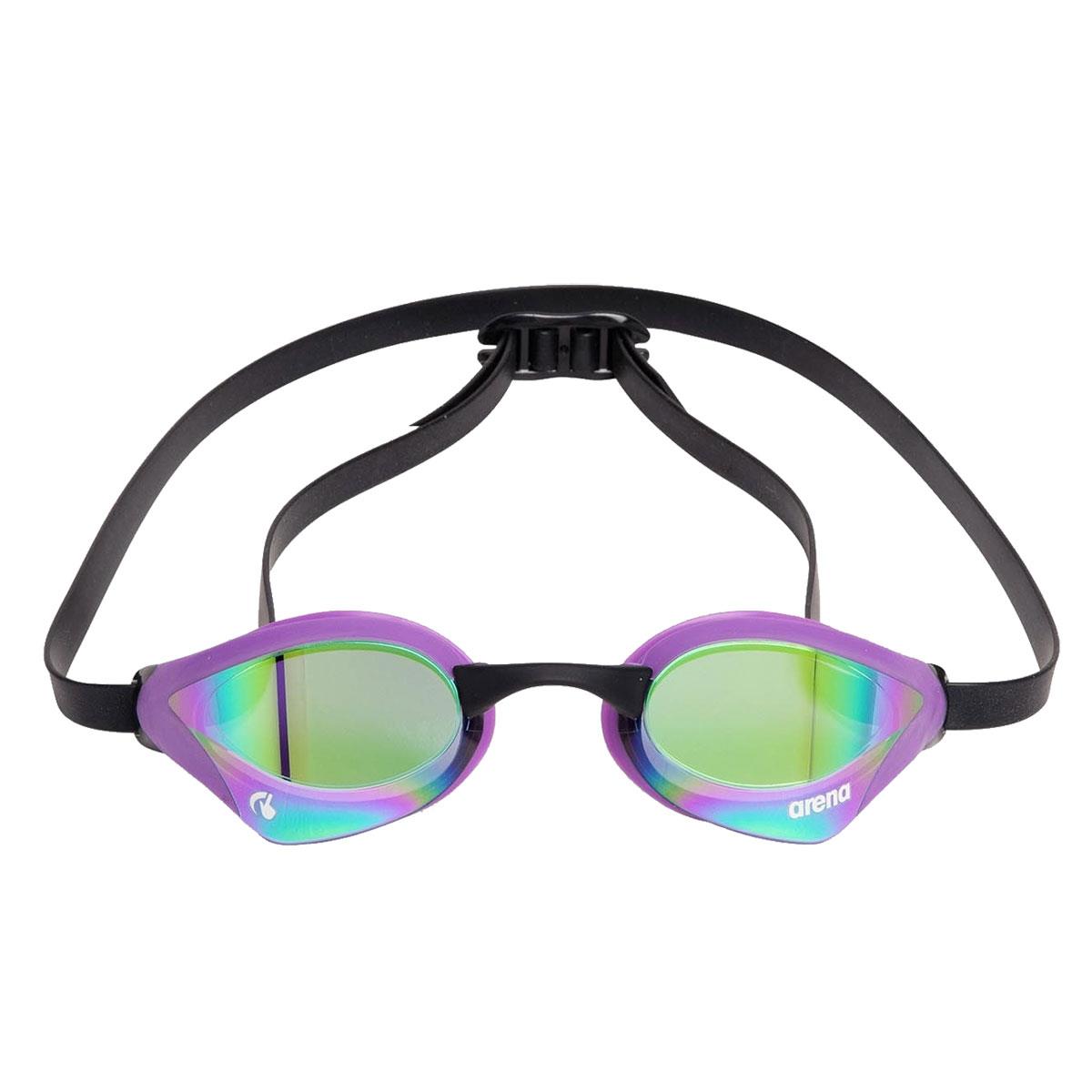 Arena Cobra Core Swipe Mirrored Goggles - Emerald / Plum / Black-627018