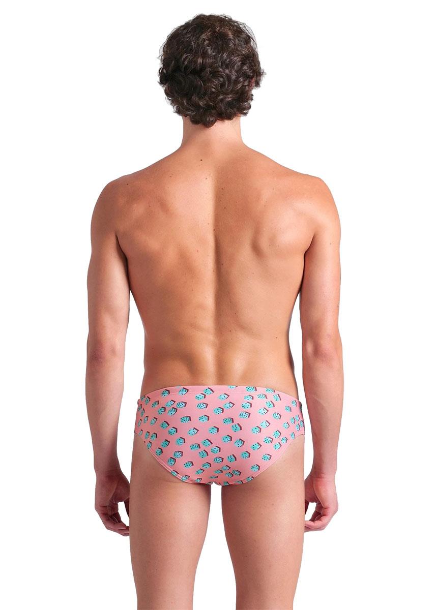 Arena Dices 7cm Swim Briefs - Pink / Multi-626851