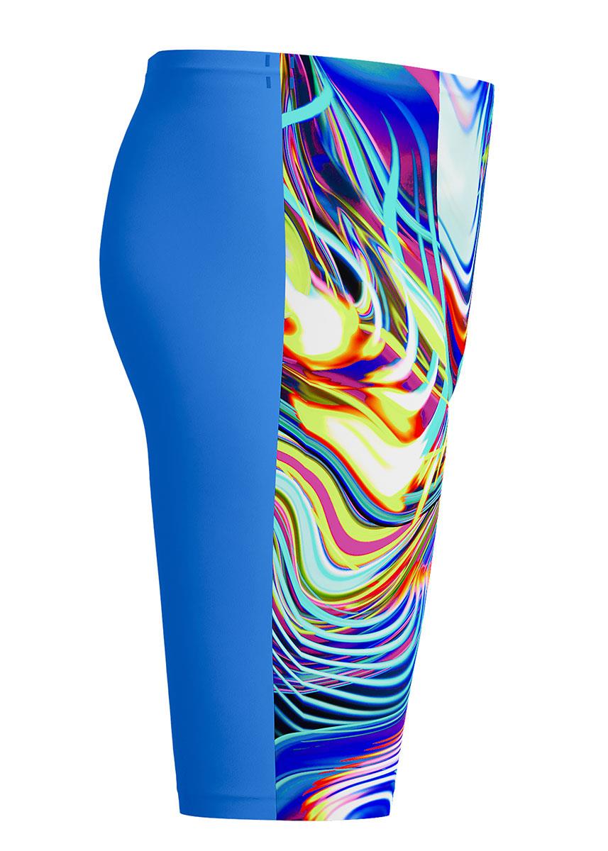 Speedo Fastskin LZR Pure Valor 2.0 High Waisted Jammer - Molten Blur/Cobalt Pop-627434
