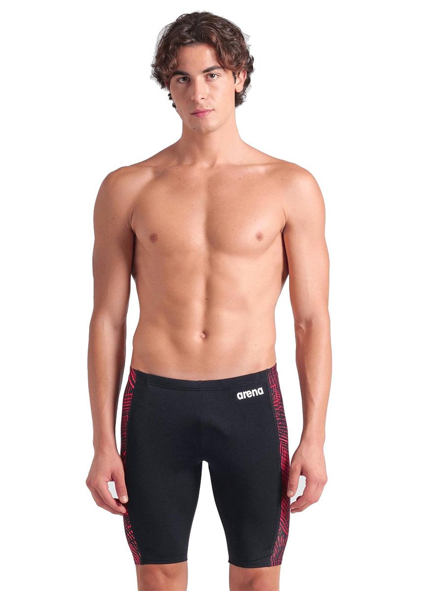 Arena Team Energy Swim Jammers - Black / Team Red-626731