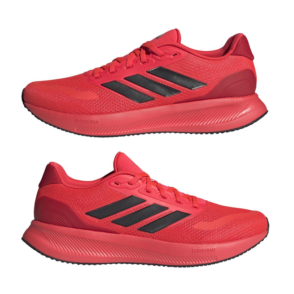 Adidas Runfalcon 5 Trainers - Red / Black / Scarlet