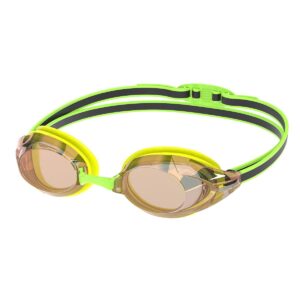 Speedo Vanquisher 3.0 Mirrored Goggles - Yellow / Green