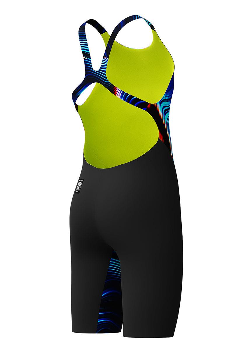 Speedo Junior Fastskin Endurance+ Max Openback Kneeskin - Lava Blur-626658