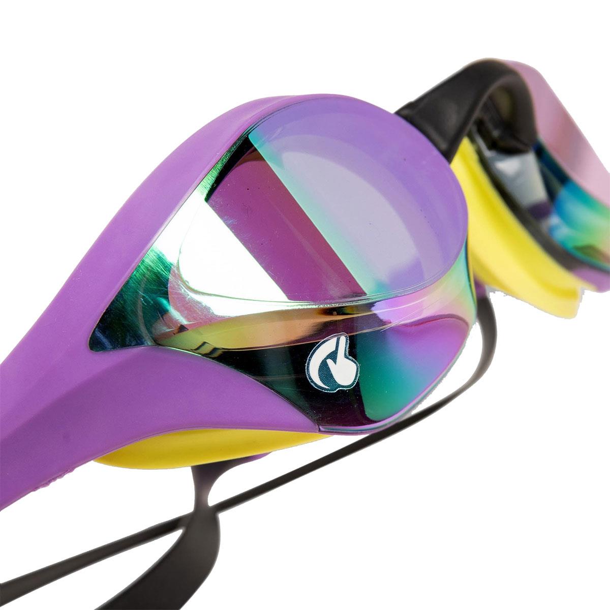 Arena Cobra Ultra Swipe Mirror Goggles - Emerald / Plum / Lime-627033