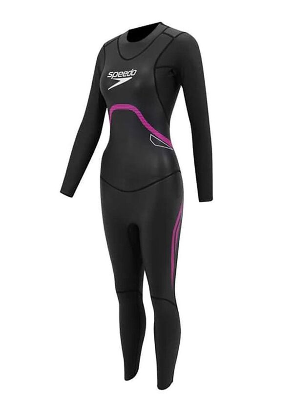 Speedo Women's Proton TSWM Fullsuit Wetsuit - Black / Pink