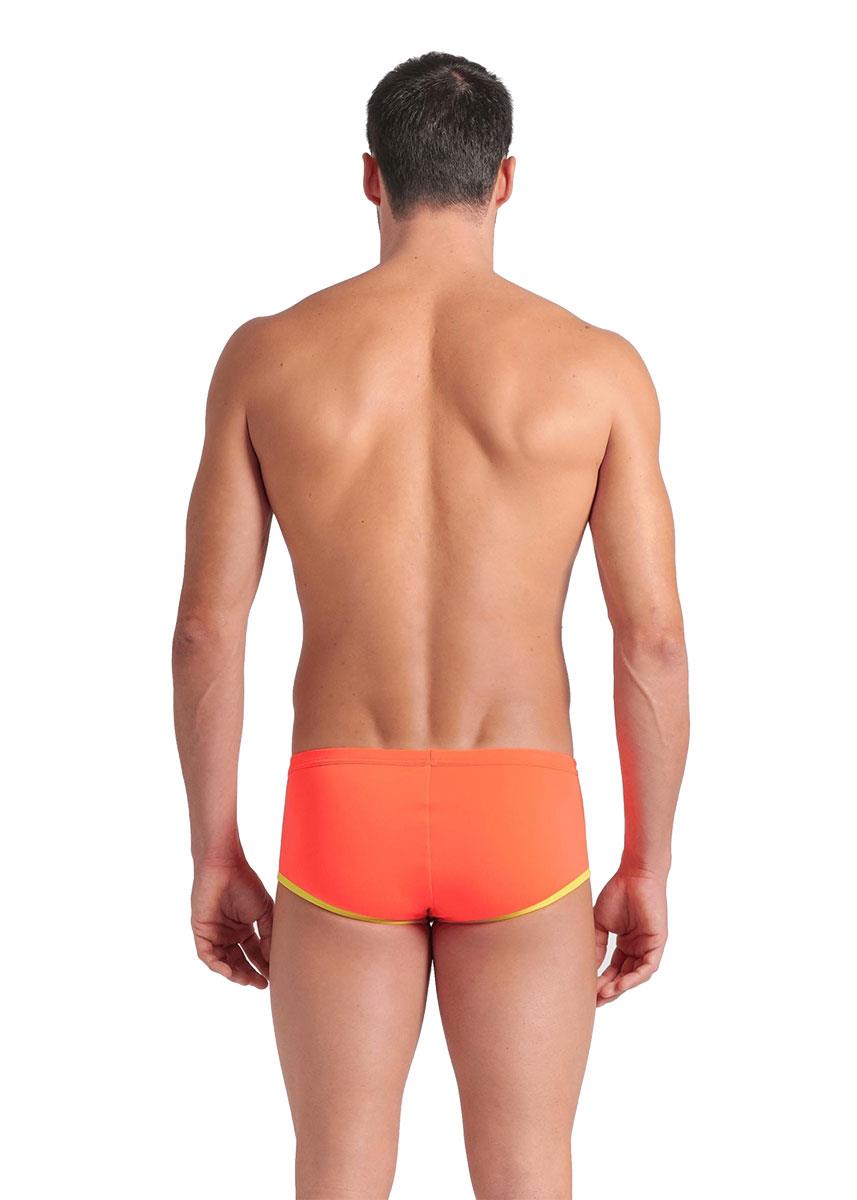 Arena One Biglogo Low Waist Short - Coral / Green-628261