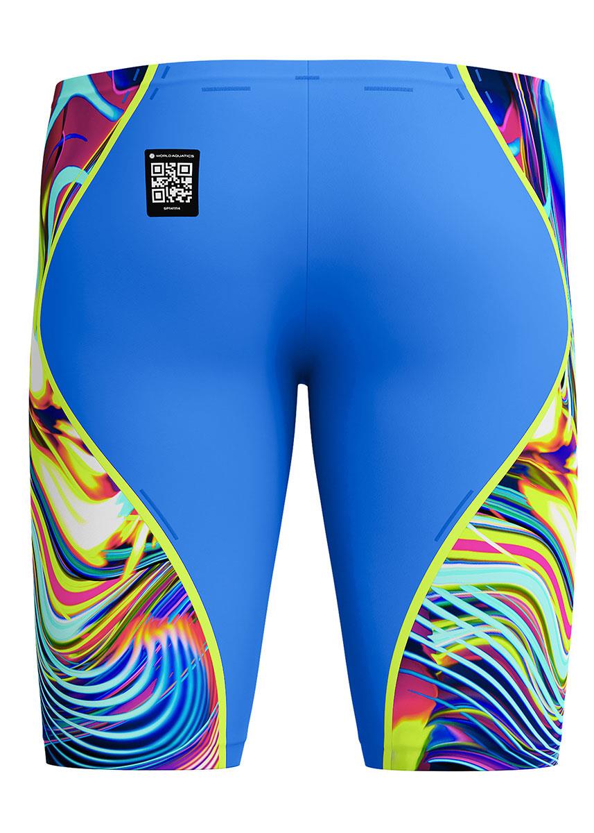 Speedo Fastskin LZR Pure Intent 2.0 Jammer - Molten Blur/Cobalt Pop-627770