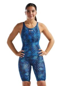TYR Thresher Akurra Open Back Kneesuit - Blue