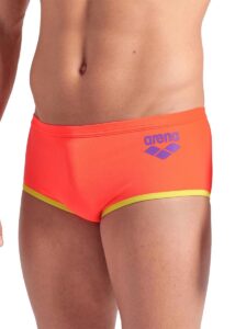 Arena One Biglogo Low Waist Short - Coral / Green