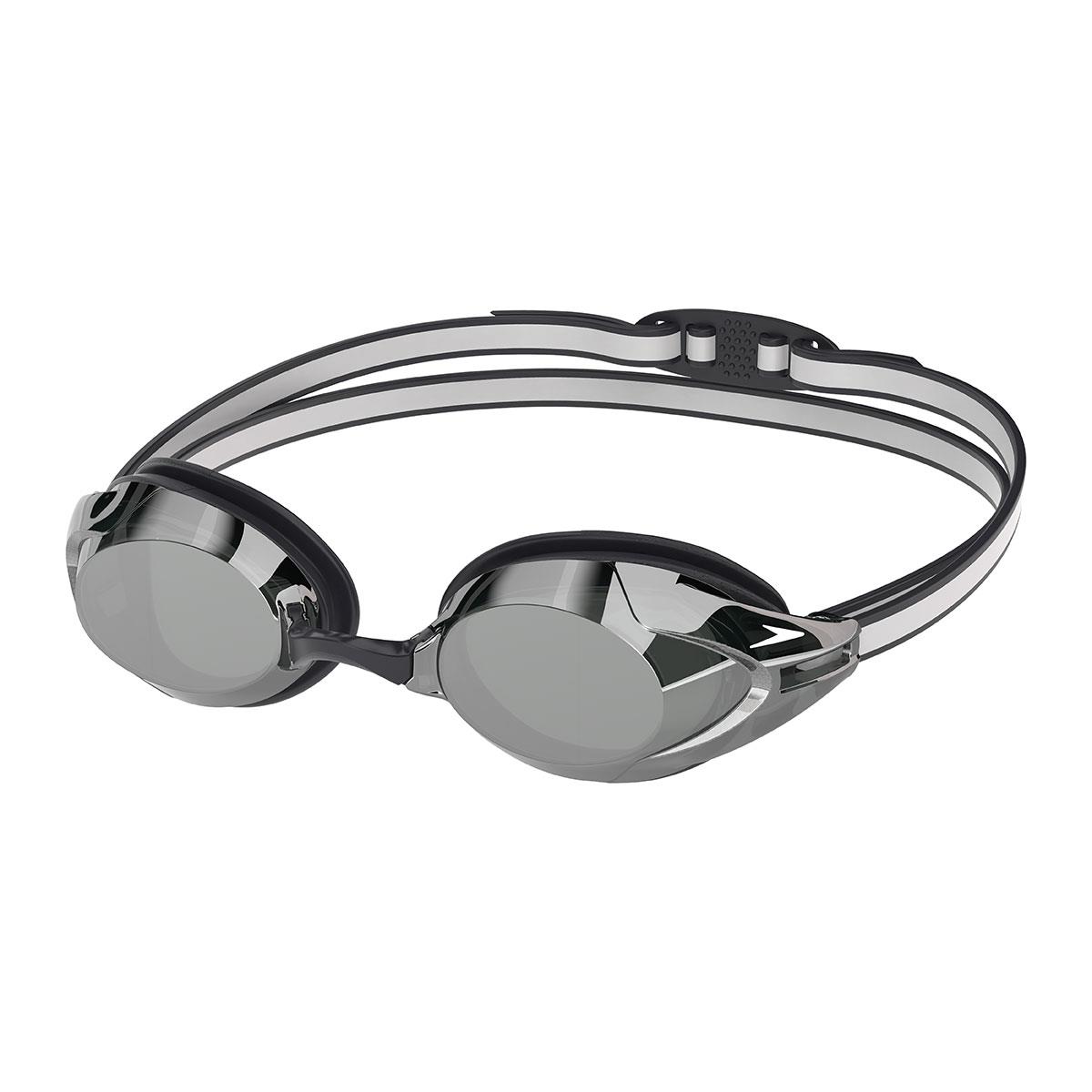 Speedo Vanquisher 3.0 Mirrored Goggles - Black / Smoke / Silver-0