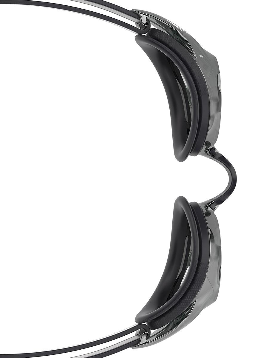 Speedo Vanquisher 3.0 Mirrored Goggles - Black / Smoke / Silver-627730
