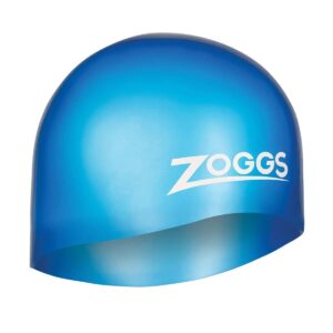 Zoggs Easy-Fit Silicone Swim Cap - Blue