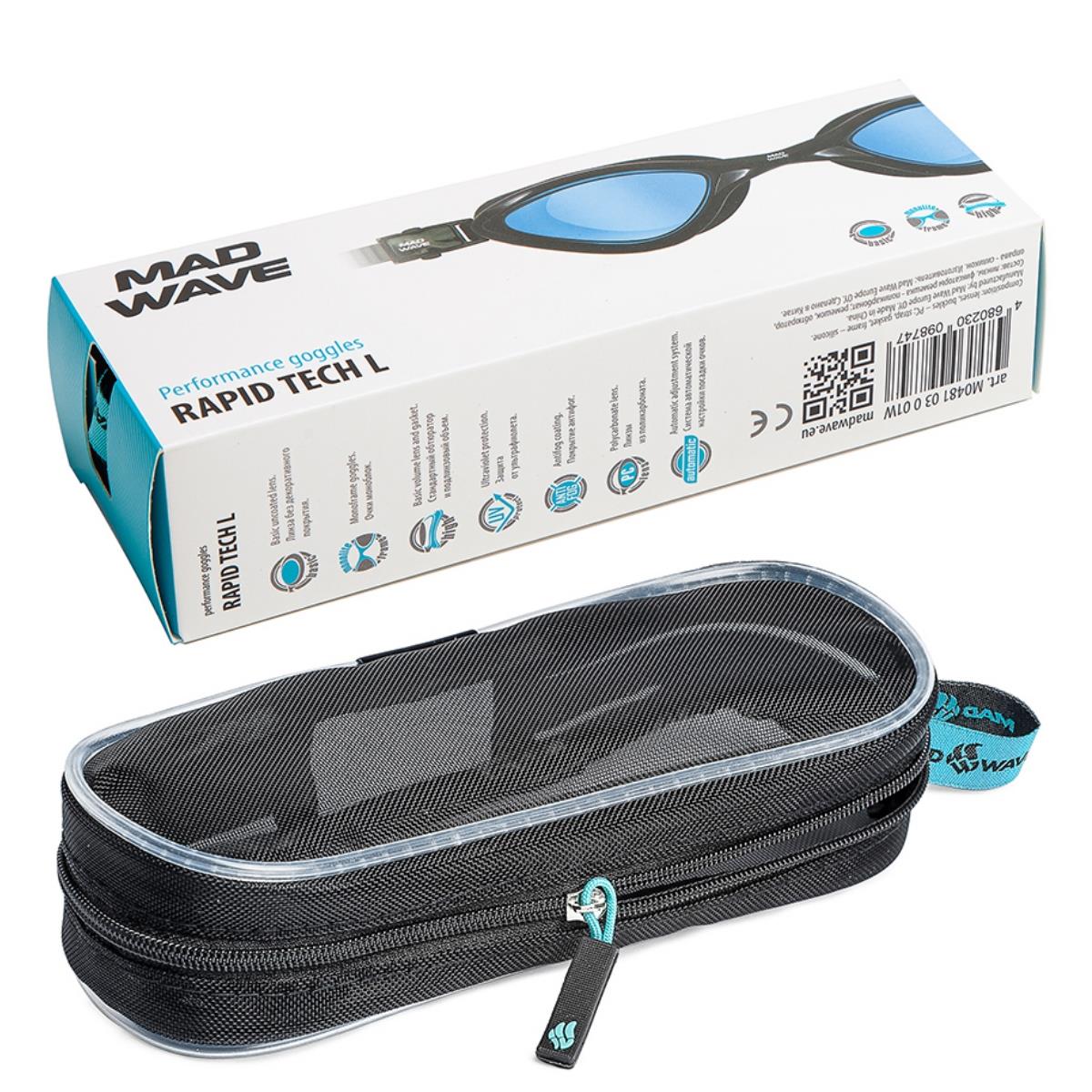 Mad Wave Rapid Tech L Goggles-628513