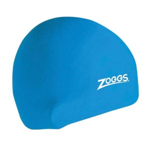 Zoggs Junior Silicone Swim Caps - Light Blue-0