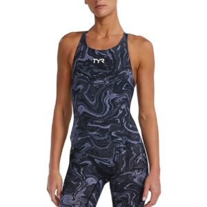 TYR Thresher Hyperblitz Open Back Kneesuit - Titanium