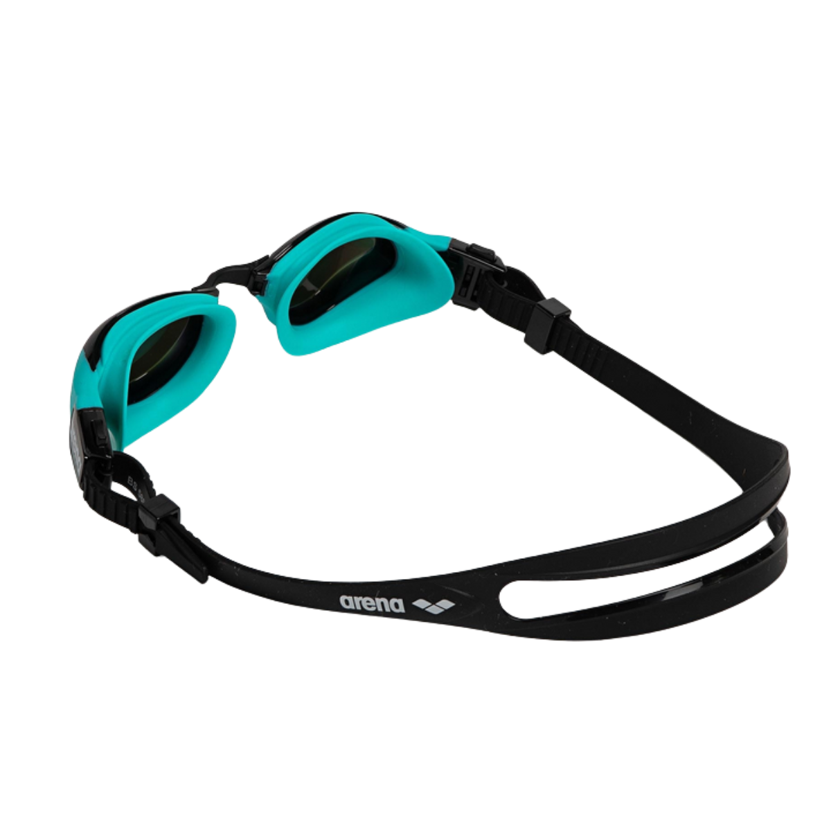 Arena Cobra Tri Swipe Mirrored Goggles - Emerald / Peacock-628926