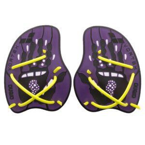 Arena Vortex Evo Hand Paddles - Plum Lime