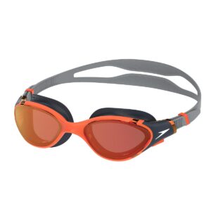 Speedo Biofuse 2.0 Mirrored Goggles - Orange / Grey