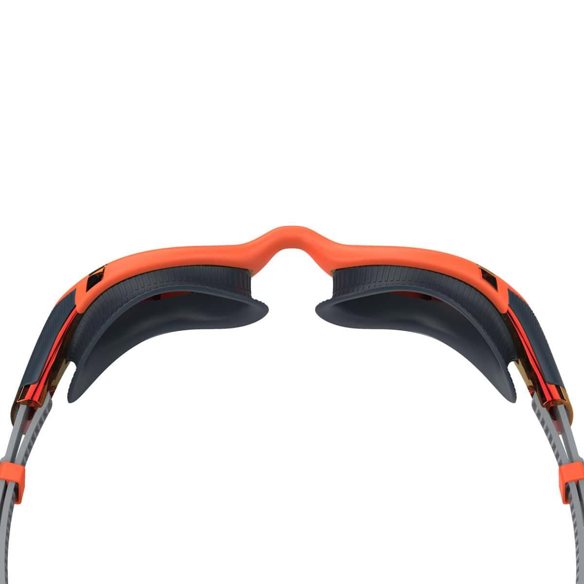 Speedo Biofuse 2.0 Mirrored Goggles - Orange / Grey-628877