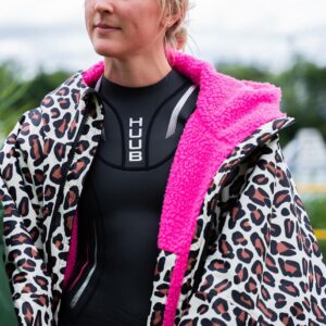 HUUB Changing Robe - Leopard Print / Pink