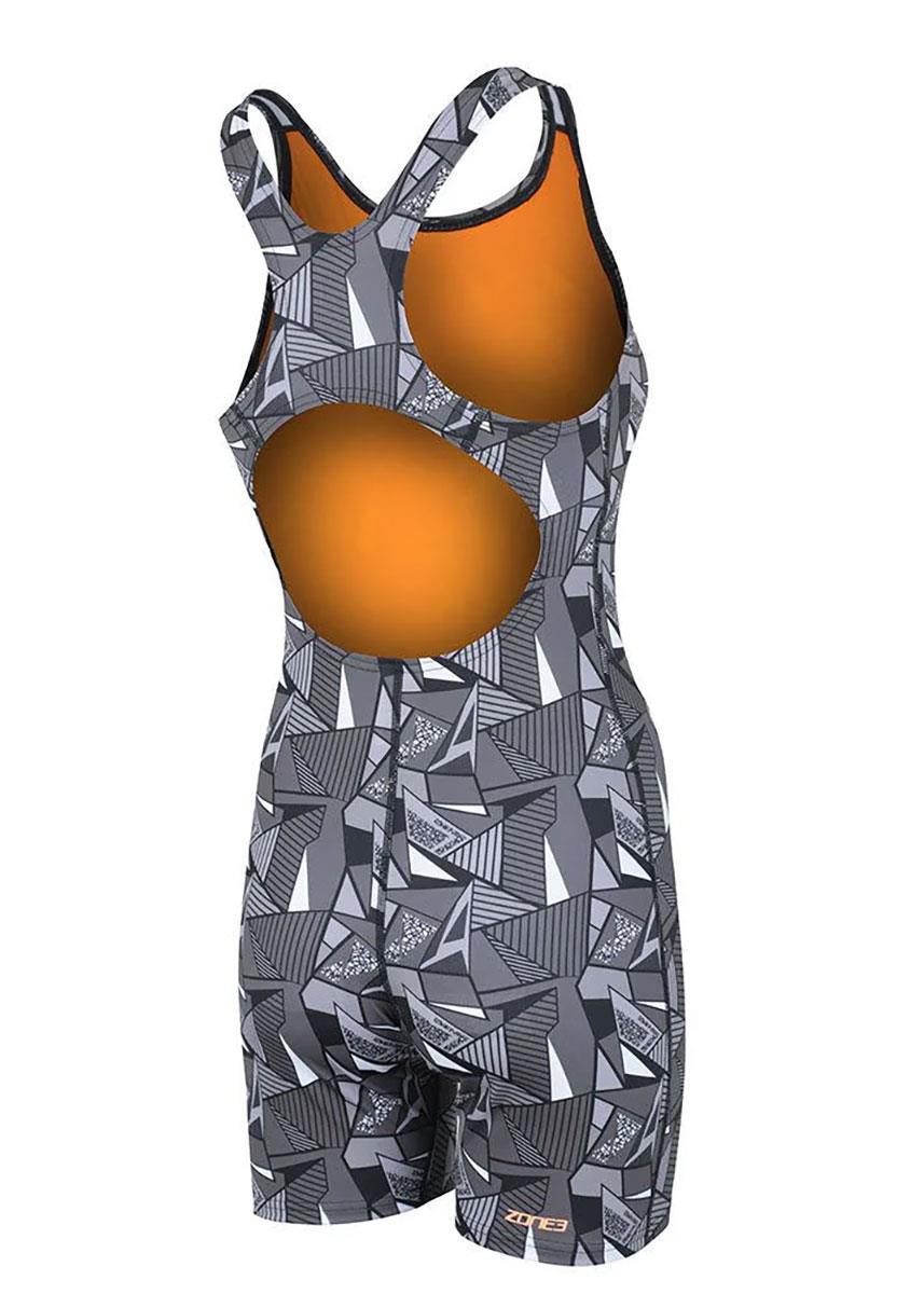 Zone3 Renew Openwater Short Leg Kneesuit - Black / Grey-628888