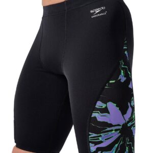 Speedo Printed Side Splice Jammers - Black