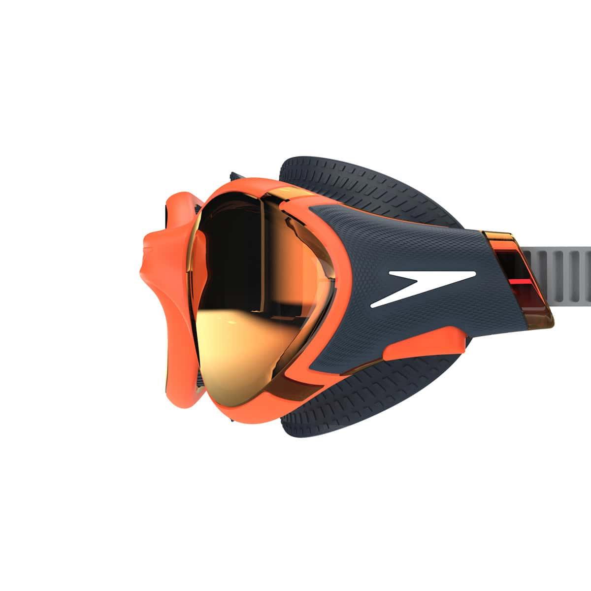 Speedo Biofuse 2.0 Mirrored Goggles - Orange / Grey-628878