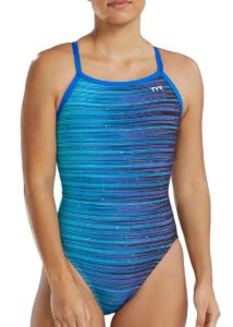 TYR DiamondFit Durafast Elite Speedwarp Swimsuit - Blue