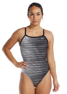 TYR DiamondFit Durafast Elite Speedwarp Swimsuit - Titanium