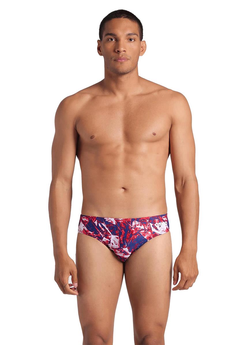 Arena Crackle Briefs - Navy / Red / Blue / White-629309