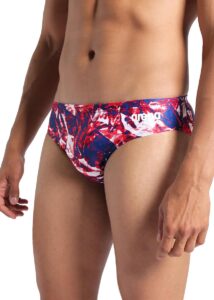 Arena Crackle Briefs - Navy / Red / Blue / White